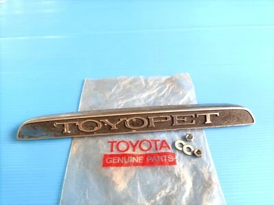 Insignia emblema tapa maletero original/esd para TOYOTA TOYOPET CORONA RT40 Foto 1 de 4