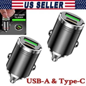 2 Port Super Fast Car Charger Adapter For iPhone Samsung Android Cell Phone Lot - Picture 1 of 19