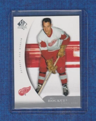 2005-06 Upper Deck SP Authentic # 38 Gordie Howe Mr. Hockey - Image 1 of 2