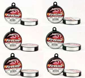 BeadSmith® FireLine Braided Bead Thread Crystal Clear Stringing Material - Picture 1 of 5