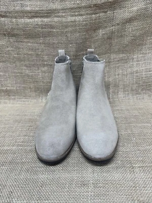 White Mountain Women's Genuine Leather Suede Ankle Boots Beige Size 7 - Imagem 1 de 4