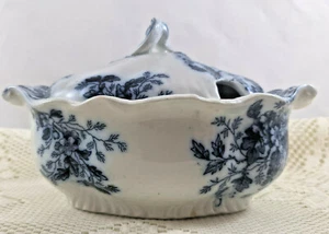 PARISINO GRANITO PATRÓN FLOR DE MAYO SALSA TUREEN T.G. & F.B. INGLATERRA - Imagen 1 de 12