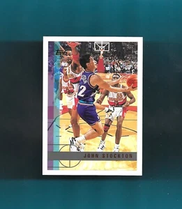 Tarjeta Topps 1997 # 8 John Stockton Utah jazz ¡perfecto! - Imagen 1 de 2