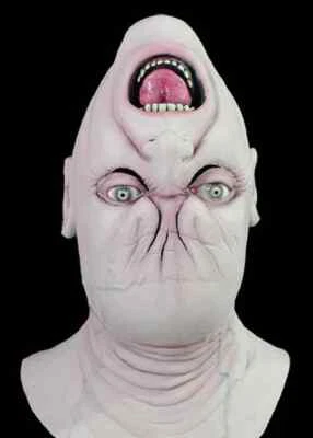 Upside Down Mask Death Studios Fancy Dress Halloween Adult Costume Accessory - Image 1 of 2