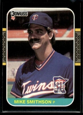1987 Donruss #245 Mike Smithson Minnesota Twins - Image 1 of 2