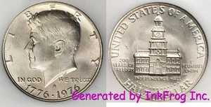 1976 S 40% Silver Kennedy Half Dollar Gem Bu 20 pieces in mint cello - Picture 1 of 1