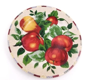 Sakura Sonoma Oneida Excell Fruit Pattern Salad Dessert Plate 8.25" Apples - Picture 1 of 13