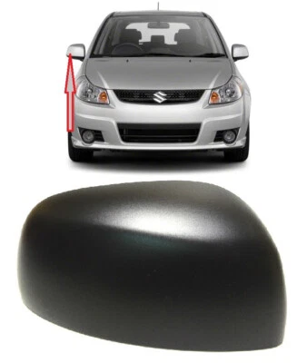 右侧镜罩黑色适用于 SUZUKI SX4 菲亚特 SEDICI 2006-2013 — 第 1/3 张图片