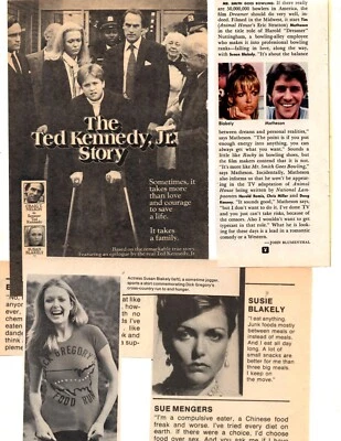 Lote recortes originales actriz SUSAN BLAKELY años 70-80 (25 páginas) (3 onzas) Foto 1 de 2