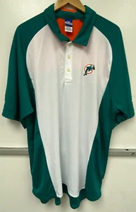 VTG REEBOK NFL TEAM APPARL MIAMI DOLPHINS EXTRA LARGE XL POLO!! (NM) - Bild 1 von 7