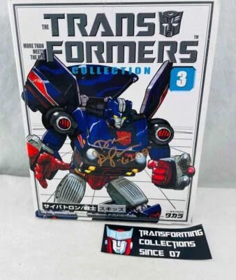 Transformers Takara G1 Reedición Patines Libro Estilo 3 Sin usar, en caja sellada Autografiado Foto 1 de 2