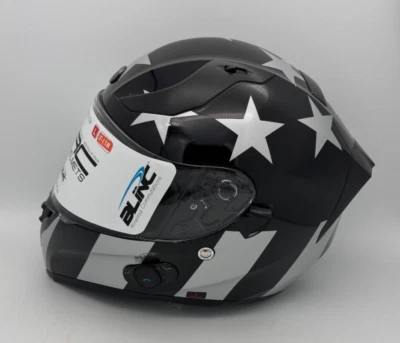 Casco Torc T15B Negro Brillante Captain Shadow Grande Caja Abierta Foto 1 de 4