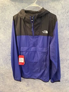 NORTH FACE Rain Jacket XLarge Wind Breaker Purple Pockets With Hood $79 Retail! - Picture 1 of 7