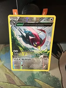 Unfezant Pokemon Card Reverse Holo raro 81/108 cieli ruggenti - Nuovo di zecca - Foto 1 di 2