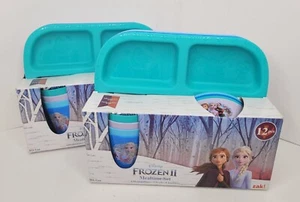 Disney Frozen 2 Mealtime Set Plates, Cups, Bowls, Set Of 2, New 12 Piece Sets - Picture 1 of 15