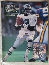 Feb 1991 Beckett Football Card Monthly #11 Randell Cunningham NFL Eagles