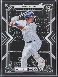 SEIYA SUZUKI 2022 Panini CHRONICLES OBSIDIAN RC #5 [BASE]--CHICAGO CUBS - Picture 1 of 2