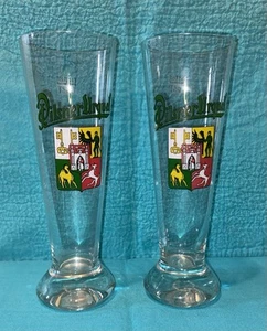 Vintage Pilsner Urquell Rastal Clear Beer Glasses 0.5 L / 17 oz Lot of 2 - Picture 1 of 7