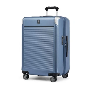$898 New Travelpro Platinum Elite Hardside Medium Check-in Spinner 25" Blue - Picture 1 of 13