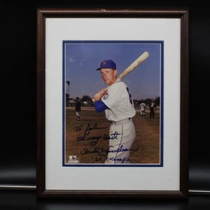 Bud Harrelson Framed/Signed 8x10 Photo Mets Auto Inscribed 69 Champs ZJ18198 - Picture 1 of 5