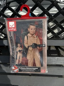 Smiffys Official Ghostbusters Jumpsuit - Childrens Fancy Dress Costume - 10-12yr - Picture 1 of 6