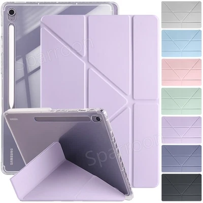 Hybrid Slim Case for Samsung Galaxy Tab S7 S8 S9 S10 FE Plus A9 A9+ A8 Cover - Image 1 of 4