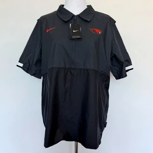 Nike Oregon State Beavers Coach’s Sideline Media Cremallera Camisa Chaqueta Negra Equipo NCAA - Imagen 1 de 12