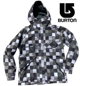 Burton Dryride Jacke schwarz kariert wasserdicht isoliert Ski Snowboard Herren Gr. M - Bild 1 von 13
