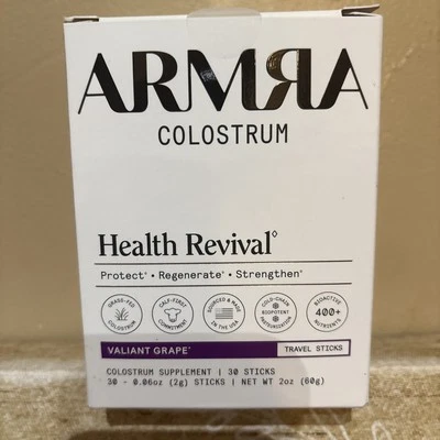 ARMRA Calostrum Health Revival - VALIANT UVA 30 varillas EXP: 31/01/2027 Foto 1 de 3