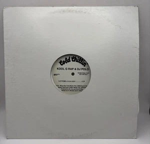Kool G Rap and DJ Polo Letters 12” Single Promo Vinyl 90s Hip-Hop Cold Chillin - Picture 1 of 5