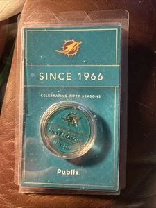 Medaglia moneta Publix 1966 - 2015 Delfini che celebrano cinquanta stagioni rara - Foto 1 di 2