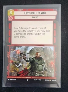 Let's Call It War 180/264 Star Wars Unlimited TCG Karte SEC SECRET OF POWER NM - Bild 1 von 2