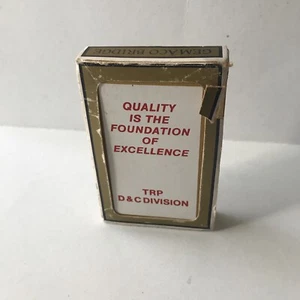 VTG D & C Division TRP Playing Cards Advertising Bridge Gemaco USA - Picture 1 of 6