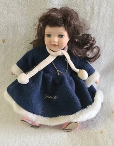 Vintage 9" Month of January Porcelain Doll (Pre-Owned) - Picture 1 of 10