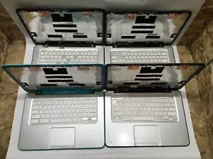 HP Chromebook 14 Lot of 4 Celeron 4 GB Ram 16 GB Storage Missing Screens- FT - Picture 1 of 5