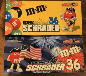 Ken Schrader #36 TWO Vintage 2002 Grand Prix's M&M's/4th of July. NASCAR - Picture 1 of 10