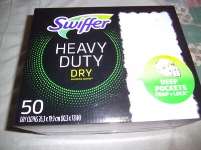 NUEVA CAJA NUNCA ABIERTA DE (50) PAÑOS SECOS SWIFFER DE ALTA RESISTENCIA Foto 1 de 4