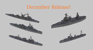 WWII Naval Miniatures Custom Orders 1:2400 Ships For Victory At Sea, Wargaming