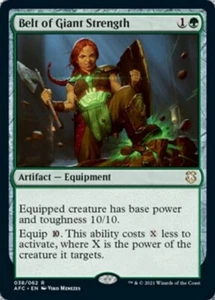 MTG - BELT OF GIANT STRENGTH - Forgotten Realms Commander (R) - Picture 1 of 1