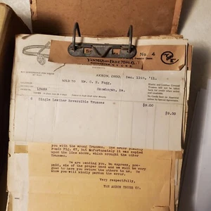 Farmacia e Farmacia 1911 Archivio Billheads Gruppo massiccio centinaia di pezzi - Foto 1 di 21