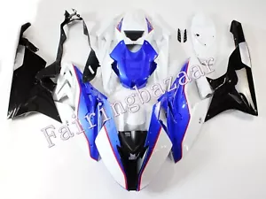 Kit de carenado por inyección ABS 2015-16 S1000R azul negro blanco ABS carrera/pista apto para carrera/pista - Imagen 1 de 7
