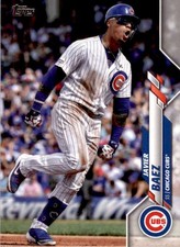 2020 Topps Series 1 Javier Baez #300 Chicago Cubs