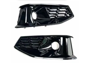 20-24 Audi A4 fendinebbia modifica lunetta stile RS4 a nido d'ape nero lucido - Imagen 1 de 3