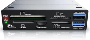 CSL - Card Reader Lettore Di Schede Da 3,5 Pollici All in One USB 3.0 Super Spee - Foto 1 di 12