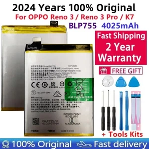 100% Original New High Quality 4025mAh BLP755 Replacement Battery For OPPO K7 Re - Picture 1 of 10
