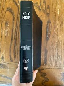 NKJV Adrian Rogers Legacy Bible Black Red Letter Edition - Picture 1 of 7