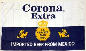 New White CORONA EXTRA BEER 3x5ft FLAG SPORTS BAR superior quality US seller - Picture 1 of 3