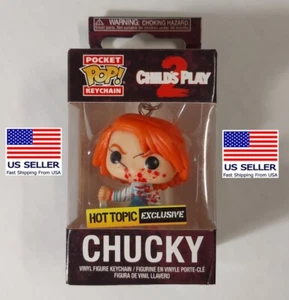 Funko - Pocket POP!: Child's Play 2 "Chucky" Keychain (Hot Topic Exclusive) - Picture 1 of 14