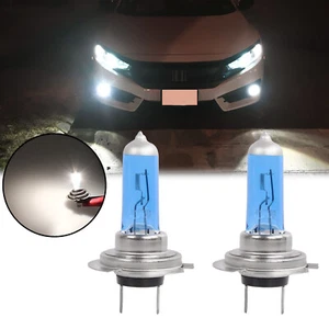55W H7 High Power Xenon White Halogen Fog Light DRL High Beam Headlights Bulbs - Picture 1 of 8
