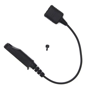 K Head Plug Audio Cable Adapter For Baofeng BF-9700 UV-XR UV-5S Walkie Talkie E - Zdjęcie 1 z 10
